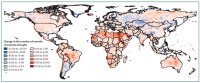 Lancet - Change in the number of months of extreme drought